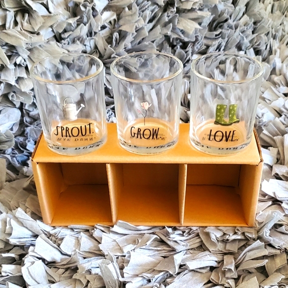 π¦ Rare RAE DUNN mini votives! VINTAGE! NWT New in box. π―οΈπ± - Picture 1 of 4